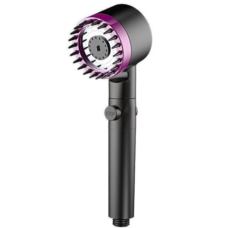 The Third Gear Adjustable Strong Supercharged Shower Head Household Bath Shower Hose Shower Head - Serenity Spaces