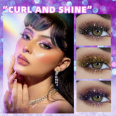 Violet Glitter Lash Mascara Diamond Mascara Thick Shiny Eyelash Curling Extension Makeup Waterproof Fast Dry Sequins Eye Black - Serenity Spaces