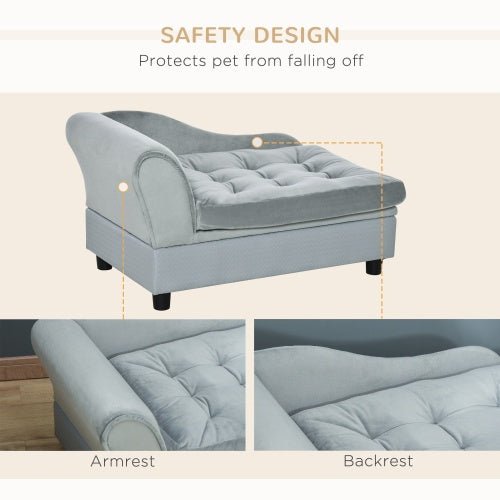 Luxury Small Dog Bed With Hidden Storage - Serenity Spaces