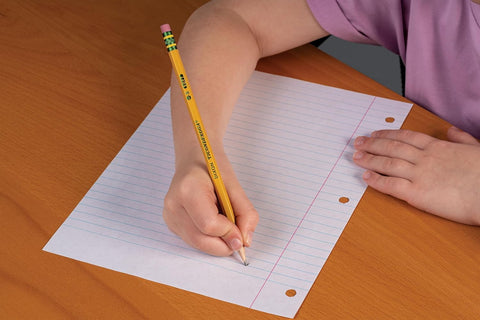 Wood-Cased Pencils, Unsharpened, #2 HB Soft, Yellow, 12 Count