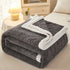 Blanket Double Thickened Warm Coral Fleece Sofa Blanket - Serenity Spaces