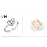 Fashion Acrylic Rotating Rose Jewelry Box - Serenity Spaces