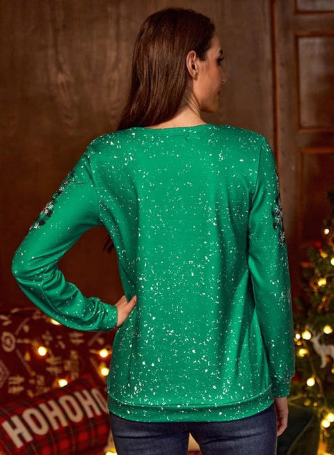 Women'S Christmas Long Sleeve Sweatshirt Funny Graphic Ugly Shirts