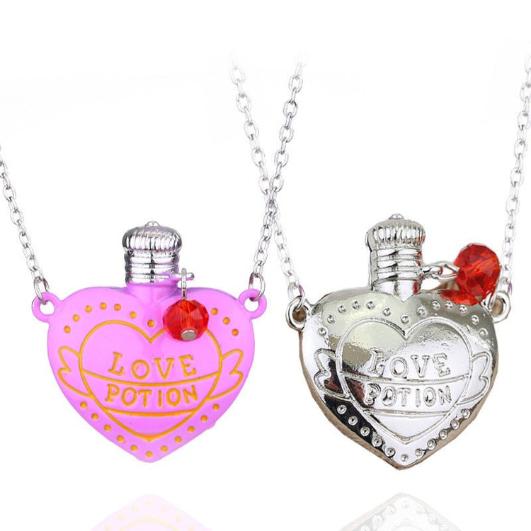 Fashion Necklace Love Poison Love Pill Bottle Pendant Valentines Day Gift - Serenity Spaces