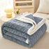 Blanket Double Thickened Warm Coral Fleece Sofa Blanket - Serenity Spaces