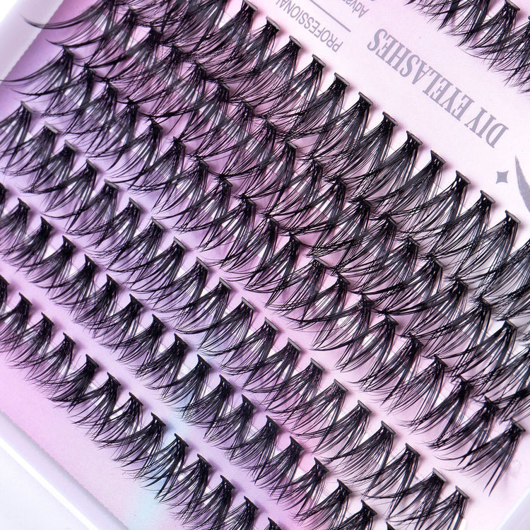 12 Rows Of 30D Plus 40D Clusters Of 240 Segmented Lashes Set - Serenity Spaces