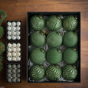 8cm Ancient Christmas Ball Decorative Ornaments