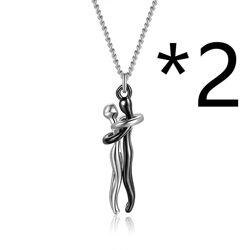 Hot Sale Affectionate Hug Necklace Couples Anniversary Valentine&
