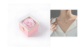 Fashion Acrylic Rotating Rose Jewelry Box - Serenity Spaces