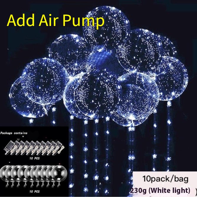 Helium Floating Air Led Glowing Balloon Party Decoration Balloon - Serenity Spaces