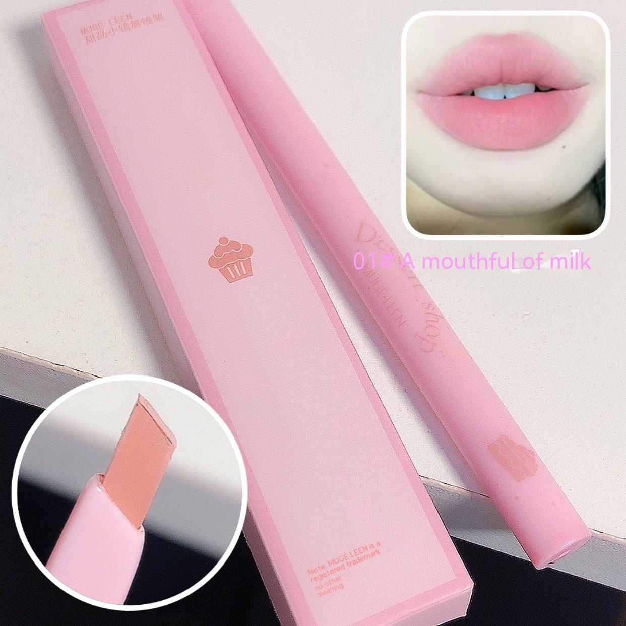 Lip Liner Automatic Waterproof Rotation Long Lasting Fadeless - Serenity Spaces