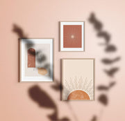 Boho Wall Art Minimalist Wall Art Prints,Prints for Wall Decor,Earth Tones Wall Art Prints, Abstract Wall Art Gallery Wall Art Earthy Wall Art Prints Set of 6 Prints Unframed (8Inchx10Inch)