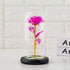 Preserved flower glass cover rose flower glass cover gift gifts - Serenity Spaces