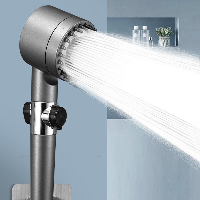 The Third Gear Adjustable Strong Supercharged Shower Head Household Bath Shower Hose Shower Head - Serenity Spaces