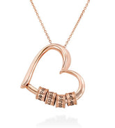 Personalized Heart Necklaces Women Jewelry Custom Name Necklaces & Pendants Mothers Day Gift - Serenity Spaces