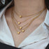 Heart Initial Gold Necklace - Serenity Spaces
