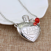 Fashion Necklace Love Poison Love Pill Bottle Pendant Valentines Day Gift - Serenity Spaces