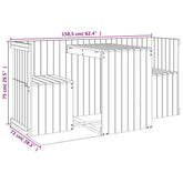 Balcony Furniture Set 2 - Seater Solid Pine Wood - Serenity Spaces