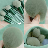 13Pcs Makeup Brush Set Make Up Concealer Brush Blush Powder Brush Eye Shadow Highlighter Foundation Brush Cosmetic Beauty Tools - Serenity Spaces