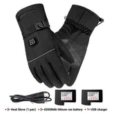 Winter Electric Heated Gloves Motorcycle Gloves - Serenity Spaces