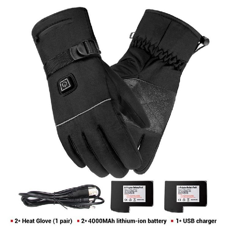 Winter Electric Heated Gloves Motorcycle Gloves - Serenity Spaces