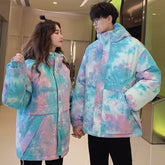 Colorful Winter Coat - down jacket - Serenity Spaces