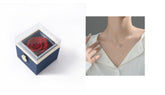 Fashion Acrylic Rotating Rose Jewelry Box - Serenity Spaces
