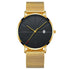 Simple calendar watch male creative waterproof quartz watch - Serenity Spaces