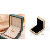 Moving Cupid Heart Angel Wings Tassel Necklace With Crystal Clavicle Chain Women Jewelry Gift Valentine&