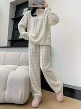 Autumn And Winter Zippered Fleece - lined Thick Coral Pajamas Loungewear Sleepwear - Serenity Spaces