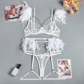 Chains Lace Sexy Lingerie Women Underwear Bra - Serenity Spaces