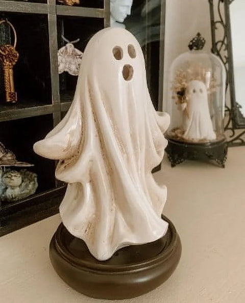 Indoor Halloween Decor,Halloween Tabletop Decor, Halloween Ghost Incense Table Ghost Incense Decorative Desktop Beautify Home Living Room Office Suitable