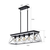 5 Lamps Farmhouse Chandelier Dining Room White - No Bulbs Unavailable Platform - Temu - Serenity Spaces