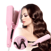 Hair Curling Iron 32mm Deep Wave Hair Curler 4 Temperature Adjustable Fast Heating Crimping Iron Styler Wand For All Hair Style - Serenity Spaces