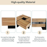Unique Design Coffee Table With 4 Hidden Storage Compartments - Serenity Spaces