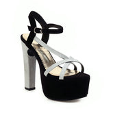 Sexy sandals with waterproof platform buckle - Serenity Spaces