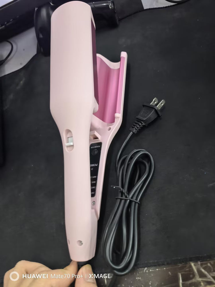 Hair Curling Iron 32mm Deep Wave Hair Curler 4 Temperature Adjustable Fast Heating Crimping Iron Styler Wand For All Hair Style - Serenity Spaces