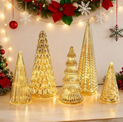 Glazed Christmas Tree 3D Printed Ornaments