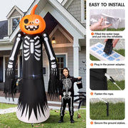 9FT Halloween Inflatables Decorations, Large Halloween Decorations Outdoor Halloween Yard Inflatables