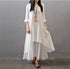 Two fake flax dresses - Serenity Spaces
