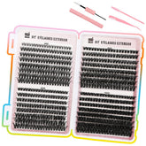 32 Rows Of Eyelashes Book Cluster 640 Segmented Lashes Set - Serenity Spaces