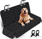 Dog Car Seat Cover, Back Seat Cover for Dogs Pet Car Seat Protector Waterproof Bench Car Seat Cover, Non - Slip Reat Seat Cover Fits Middle Armrest for Most Cars Trucks Suvs - Black - Serenity Spaces