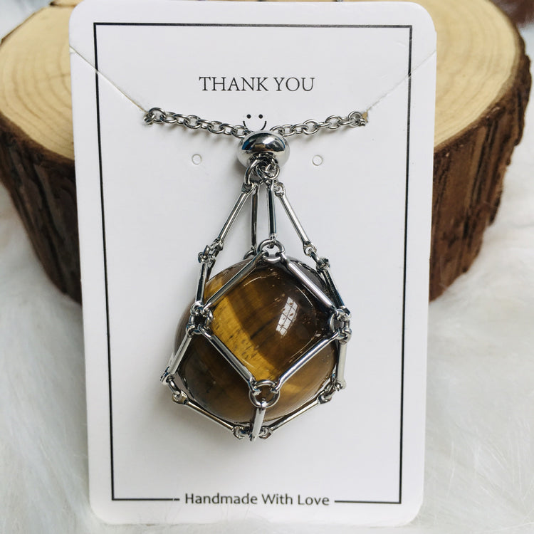 Natural Energy Crystal Pendant - Serenity Spaces