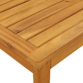 3 - piece balcony furniture set with cushions, solid acacia wood - Serenity Spaces