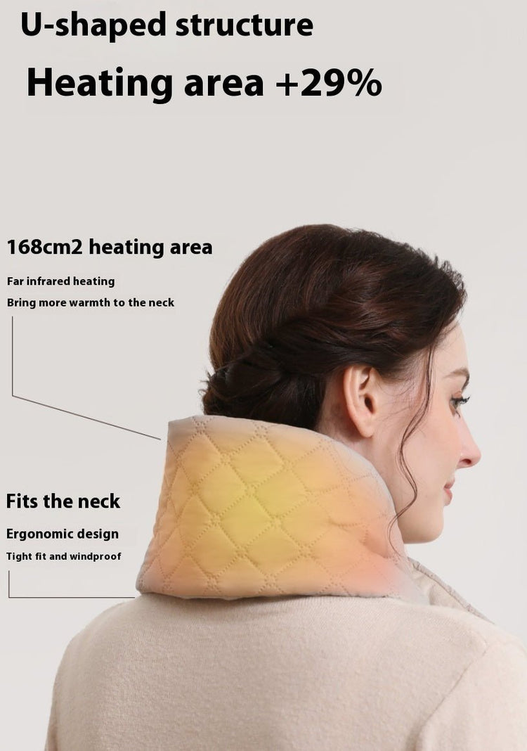 USB Electric Heating Scarf 3 Temperature Settings Heating Pads Warm Heated Scarf - Serenity Spaces
