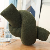 Plush Three Dimensional Special Shaped Pillow Round Lumbar Support - Serenity Spaces
