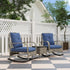 Rattan Chaise Lounge Chair, Wicker Patio Furniture Set - Serenity Spaces