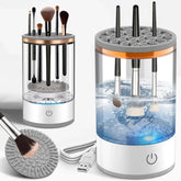 Makeup Brush Cleaner Automatic Rotating Makeup Brush Cleaner USB Portable Electric Cosmetic Makeup Brush Rotary Washing Machine - Serenity Spaces