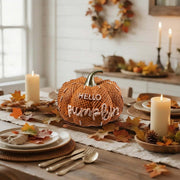 Halloween Pumpkin Decor for Halloween Decorations Indoor, Resin Pumpkin Decoration for Halloween Table Decor