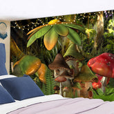 Dream Mushroom Psychedelic Rug Boho Home Decor - Serenity Spaces